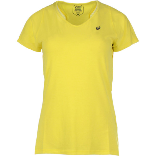 ASICS V-NECK SS TOP amarillo