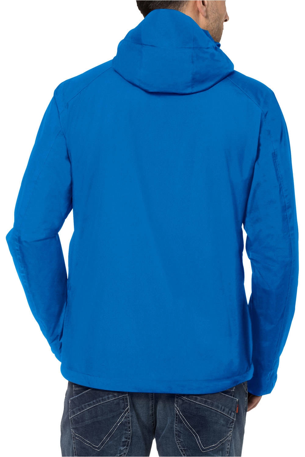 Vaude chaqueta impermeable hombre Vaude Mens Escape Light Jacket vista trasera Vaude chaqueta impermeable hombre Vaude Mens Escape Light Jacket vista trasera