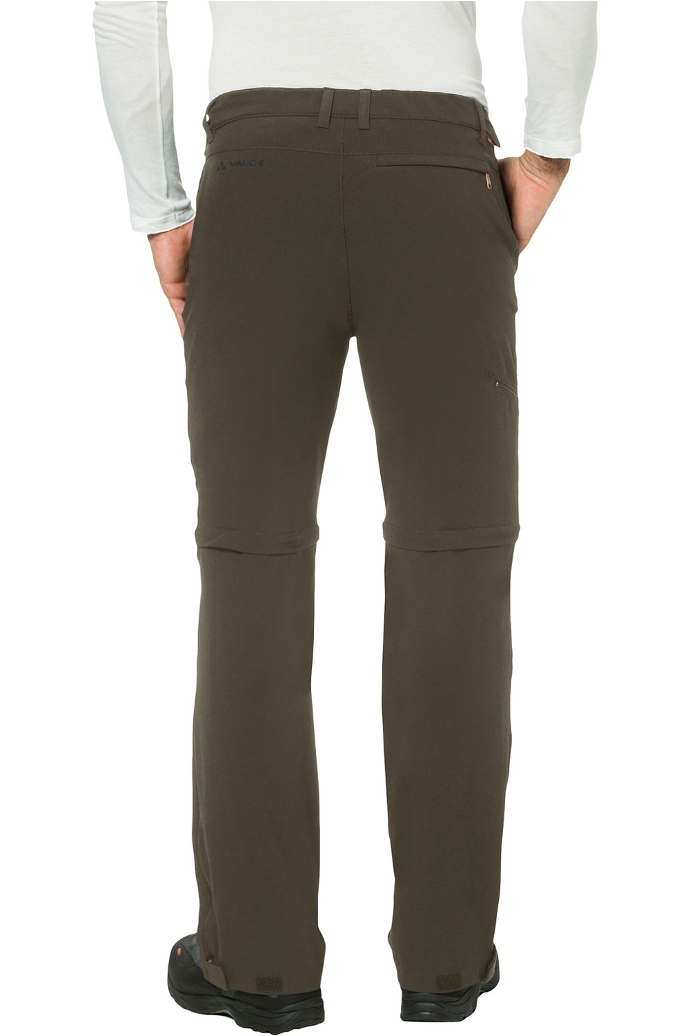 Vaude pantalón montaña hombre Vaude Mens Farley Stretch T-Zip Pants II vista trasera Vaude pantalón montaña hombre Vaude Mens Farley Stretch T-Zip Pants II vista trasera