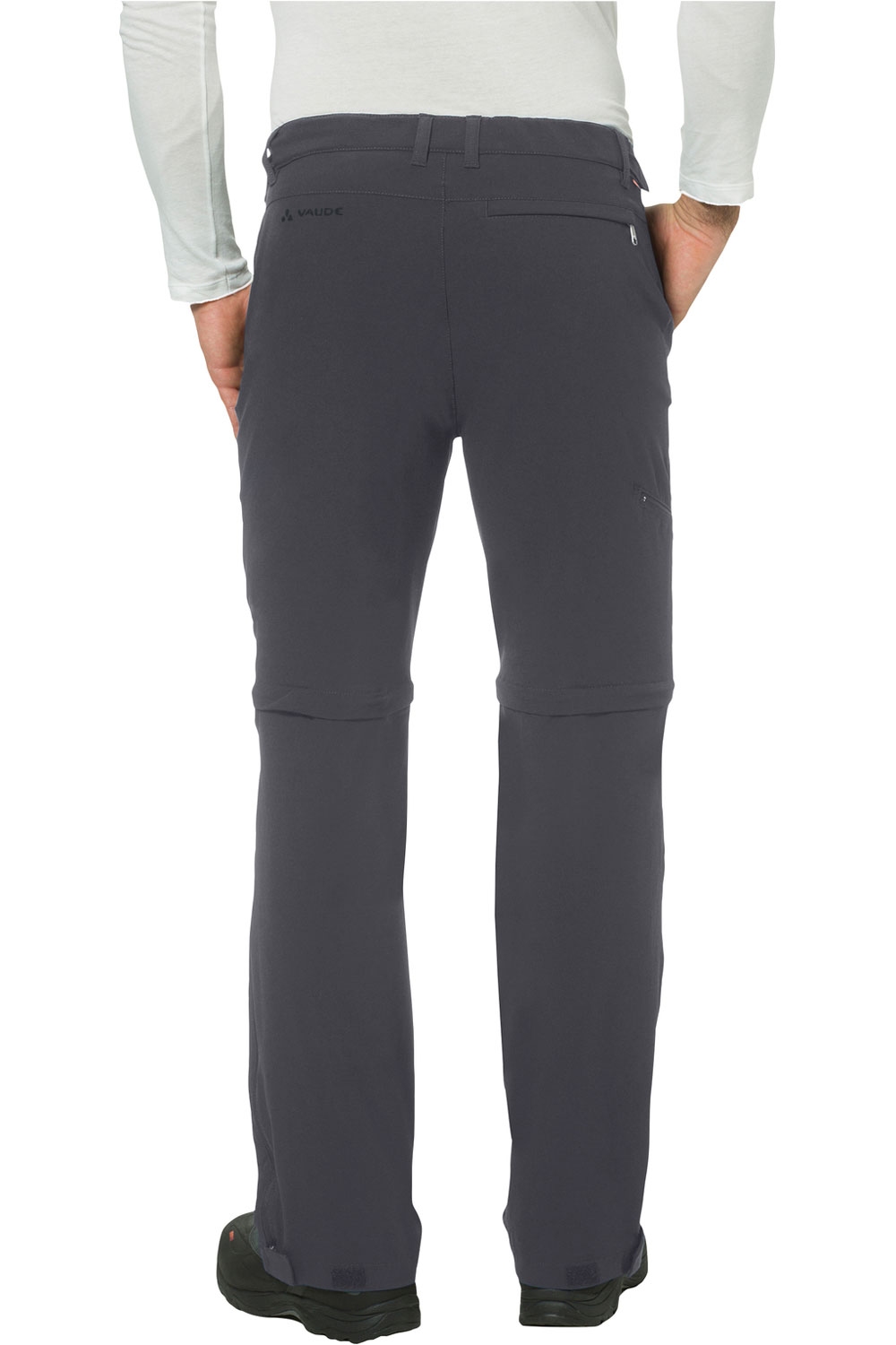 Vaude pantalón montaña hombre Vaude Mens Farley Stretch T-Zip Pants II vista trasera Vaude pantalón montaña hombre Vaude Mens Farley Stretch T-Zip Pants II vista trasera