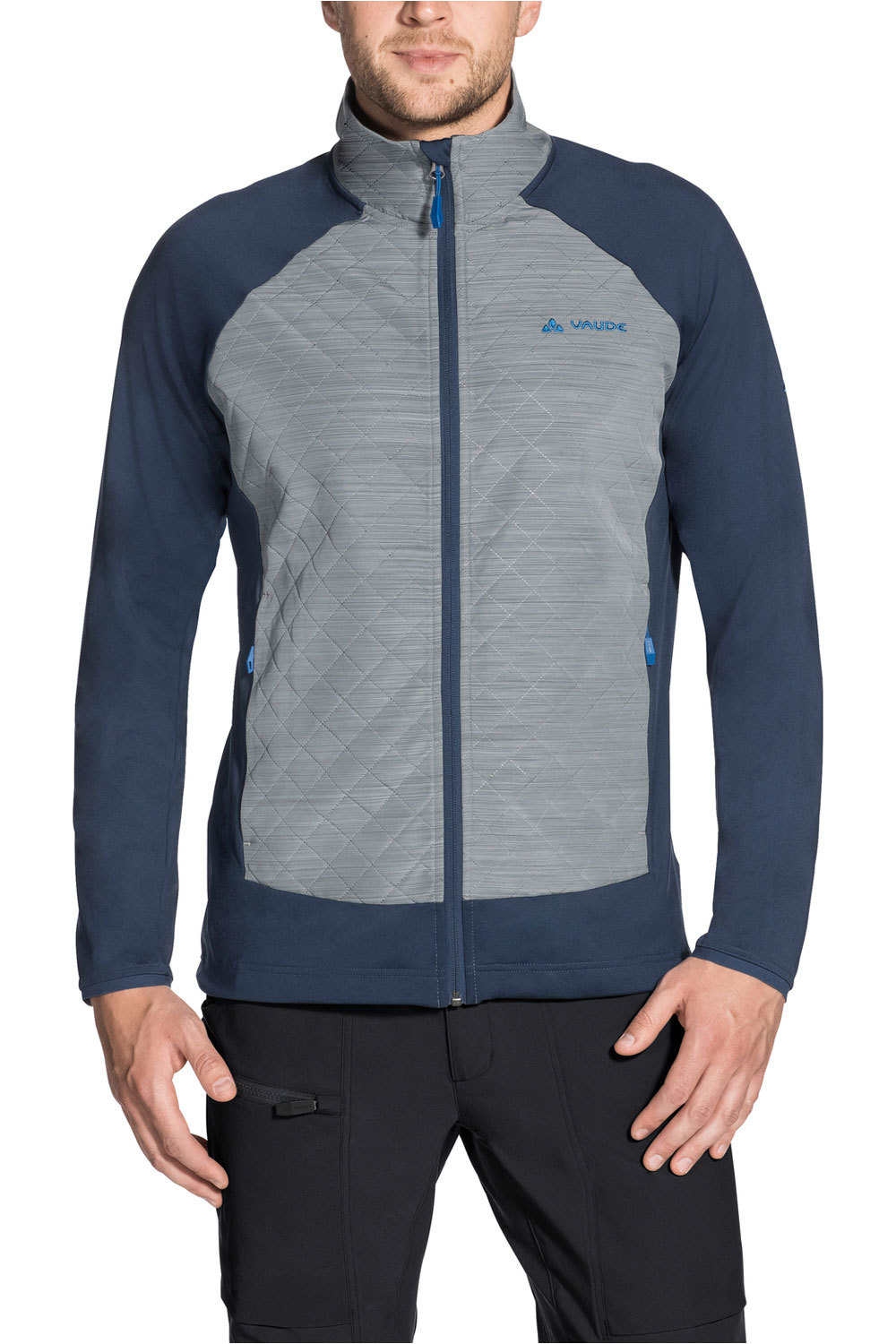 Vaude forro polar hombre Vaude Mens Skarvan Fleece Jacket vista frontal Vaude forro polar hombre Vaude Mens Skarvan Fleece Jacket vista frontal