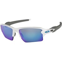 Flak 2.0 XL Pol White w  PRIZM Sapph Flak 2.0 XL Pol White w  PRIZM Sapph