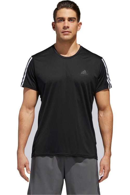 ADIDAS RUN IT TEE 3S M negro
