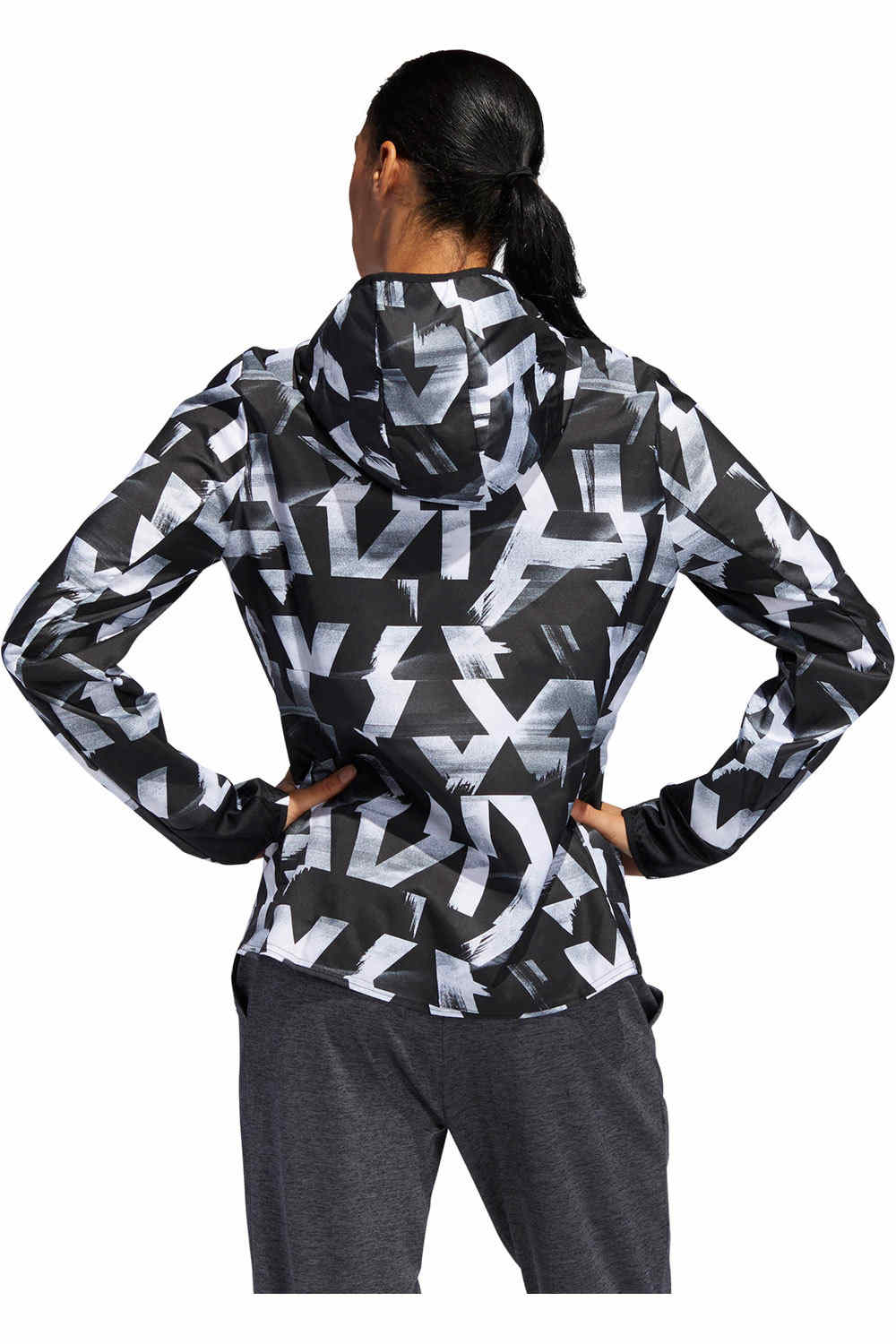 adidas CHAQUETA RUNNING MUJER Adidas OWN THE RUN JKT vista trasera adidas CHAQUETA RUNNING MUJER Adidas OWN THE RUN JKT vista trasera