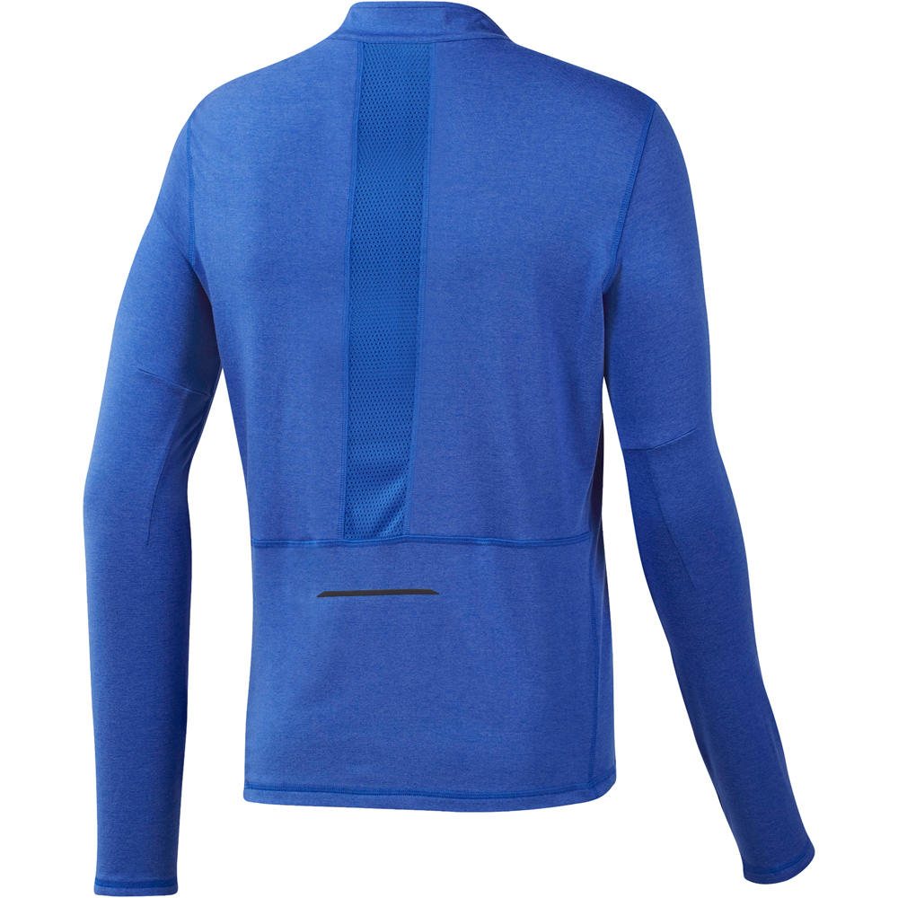 Reebok camiseta técnica manga larga hombre Reebok RE QUARTER ZIP vista trasera Reebok camiseta técnica manga larga hombre Reebok RE QUARTER ZIP vista trasera