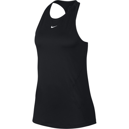 NIKE W NP TANK ALL OVER MESH negro