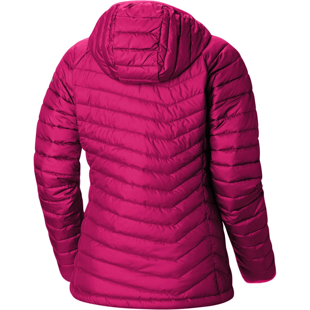 Columbia chaqueta outdoor mujer Columbia Powder Lite Hooded Jacket vista trasera Columbia chaqueta outdoor mujer Columbia Powder Lite Hooded Jacket vista trasera