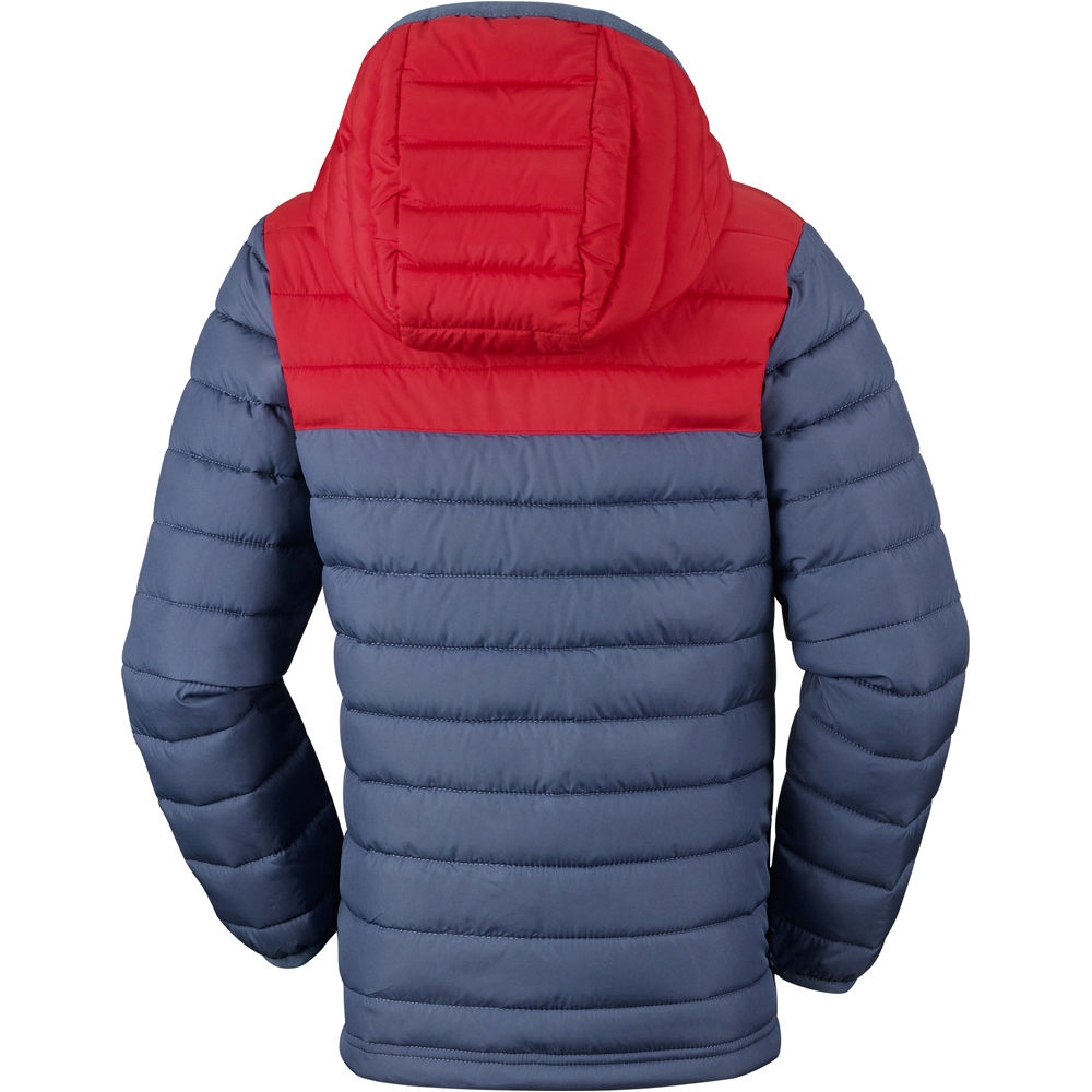 Columbia chaqueta outdoor niño Columbia Powder Lite Boys Hooded Jacket vista trasera Columbia chaqueta outdoor niño Columbia Powder Lite Boys Hooded Jacket vista trasera
