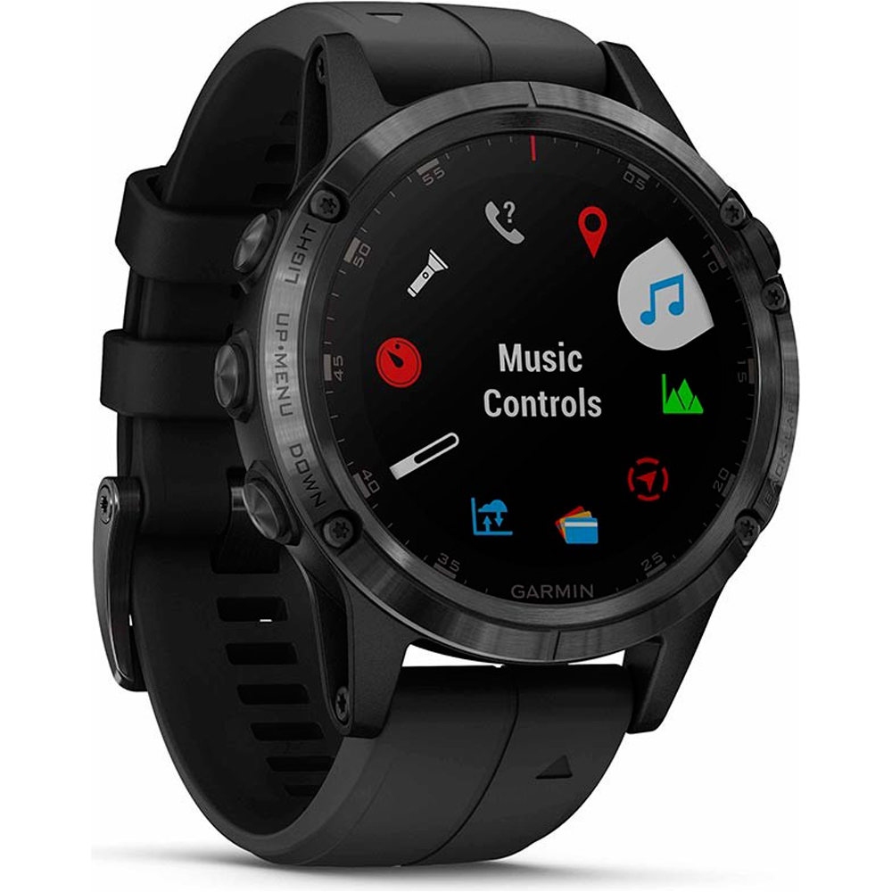 Garmin pulsómetros con gps Garmin FENIX 5 PLUS ZAFIRO NEGRO CORREA NEGRA 05 Garmin pulsómetros con gps Garmin FENIX 5 PLUS ZAFIRO NEGRO CORREA NEGRA 05