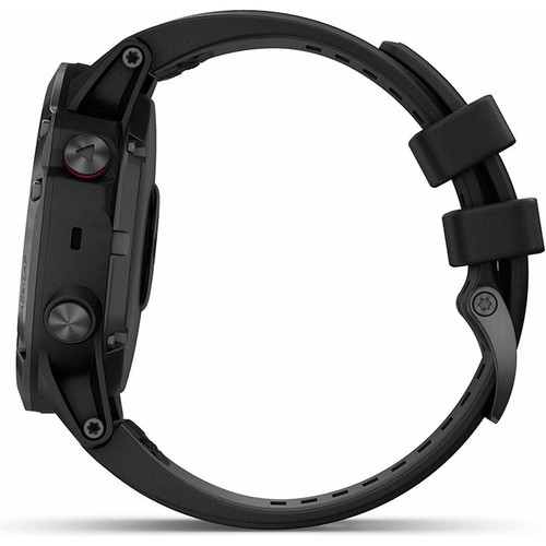 GARMIN FENIX 5X PLUS ZAFIRO NEGRO CORREA NEGRA negro