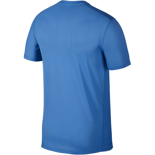 NIKE M NK DF BRTHE RUN TOP SS azul