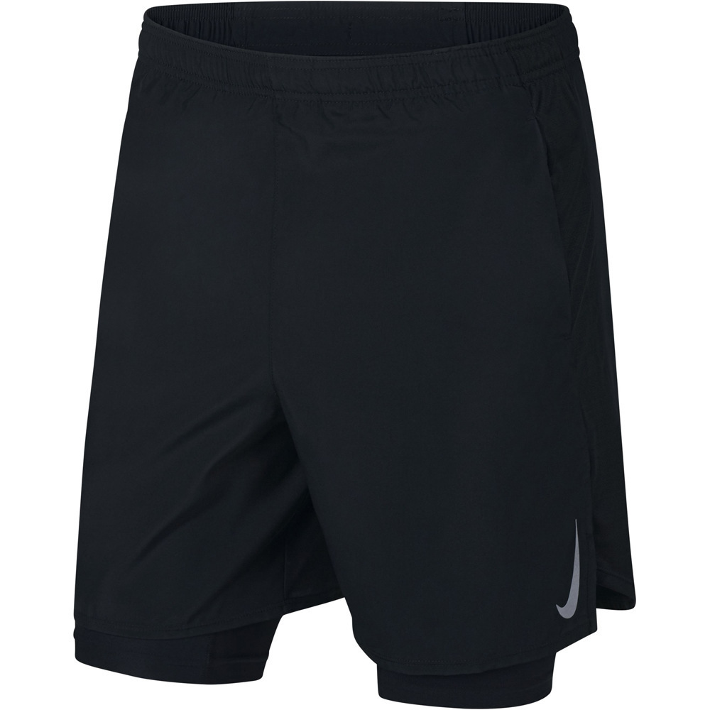 Nike pantaloneta técnica hombre Nike M NK CHLLGR SHORT 7IN 2IN1 vista frontal Nike pantaloneta técnica hombre Nike M NK CHLLGR SHORT 7IN 2IN1 vista frontal
