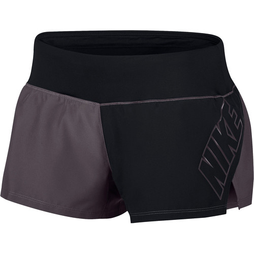 NIKE W NK SHORT CREW SD negro