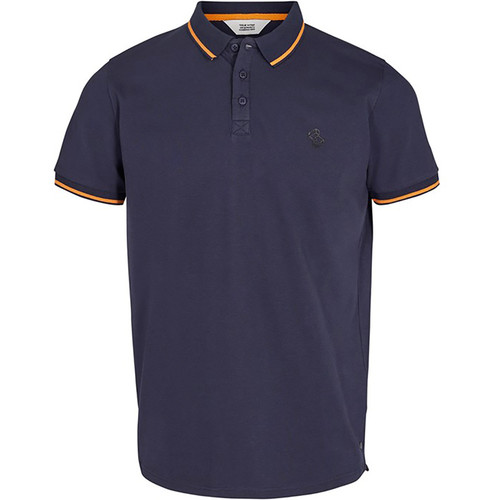 SOLID T-SHIRT - AXTON azul