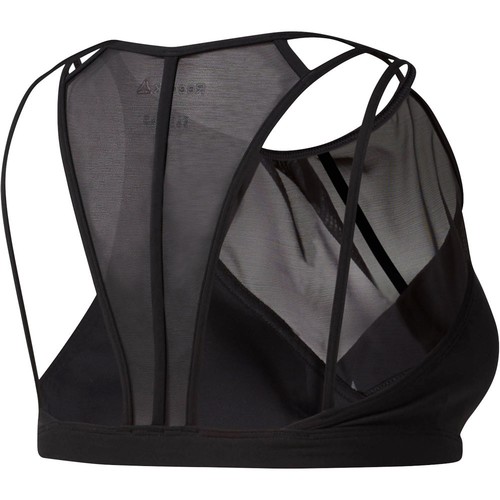 REEBOK FRANCHISE STRAPPY BRA negro