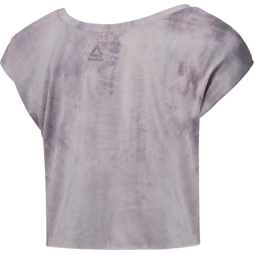 REEBOK COMBAT SPRAYDYE CROP TEE gris