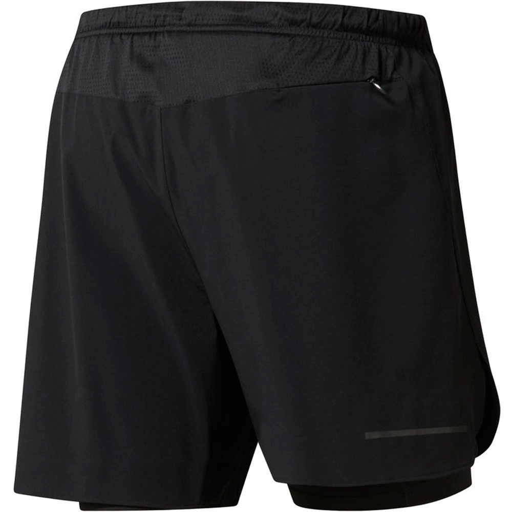 Reebok pantaloneta técnica hombre Reebok 2-1  SHORT vista trasera Reebok pantaloneta técnica hombre Reebok 2-1  SHORT vista trasera
