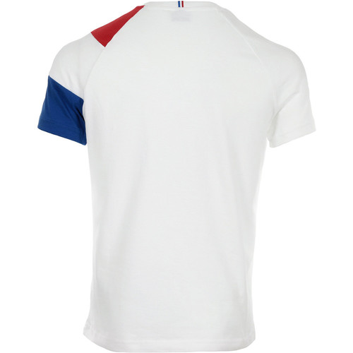 LE COQ SPORTIF ESS TEE SS N10 M N.O.W/P.ROUGE/N.O.W/CO blanco
