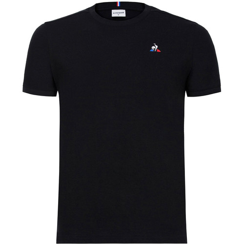 LE COQ SPORTIF ESS TEE SS N8 M BLACK/NEW OPT.WHITE negro