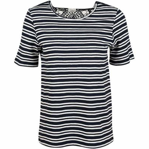JAQUELINE DE YONG JDYNOMA S/S CROCHET TOP JRS azul