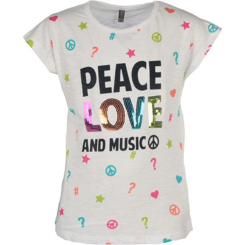 LOSAN CAMISETA PEACE blanco