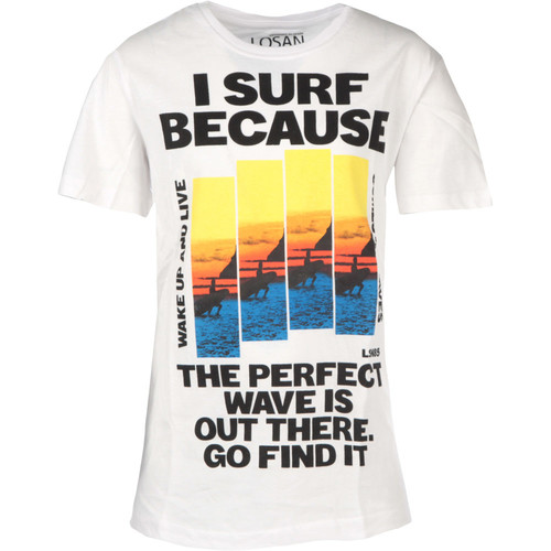 LOSAN CAMISETA WAVE blanco