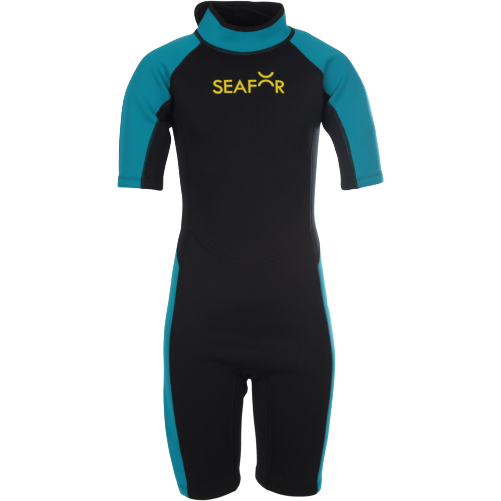 Seafor traje de neopreno corto niño Seafor SALOW vista frontal Seafor traje de neopreno corto niño Seafor SALOW vista frontal