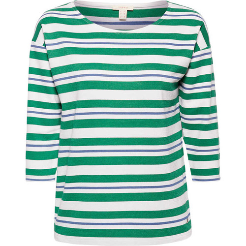 ESPRIT STRIPES LSLV verde