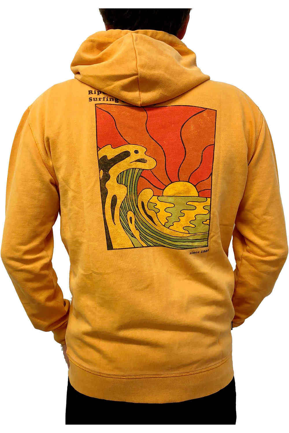 Rip Curl sudadera hombre Rip Curl SUN DRENCHED FLEECE vista trasera Rip Curl sudadera hombre Rip Curl SUN DRENCHED FLEECE vista trasera