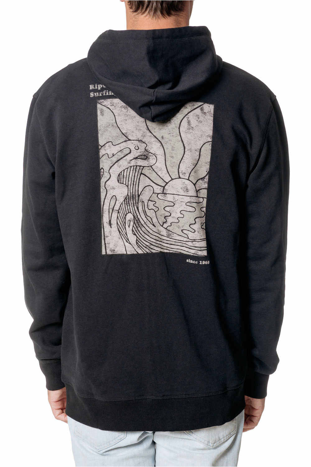 Rip Curl sudadera hombre Rip Curl SUN DRENCHED FLEECE vista trasera Rip Curl sudadera hombre Rip Curl SUN DRENCHED FLEECE vista trasera