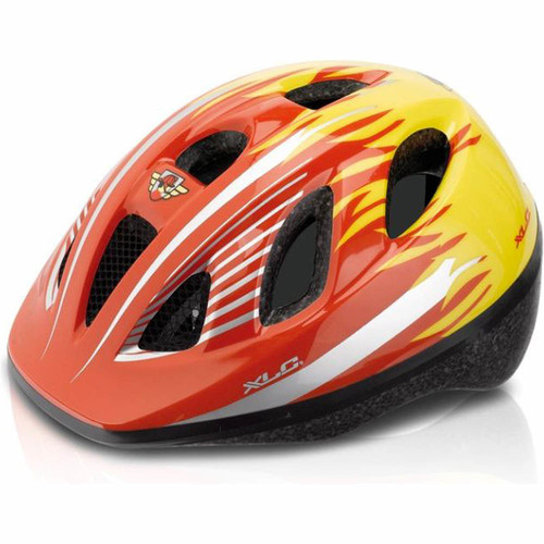 XLC XLC BH-C16 CASCO NIO FUEGO 9 AGUJEROS 49-54 rojo