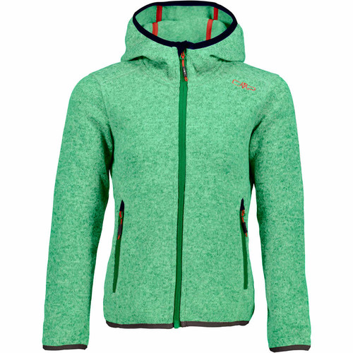 CMP GIRL JACKET FIX HOOD verde