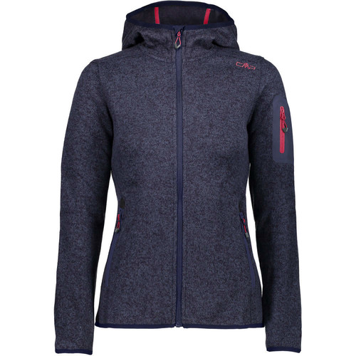 CMP WOMAN JACKET FIX HOOD AZNE azul