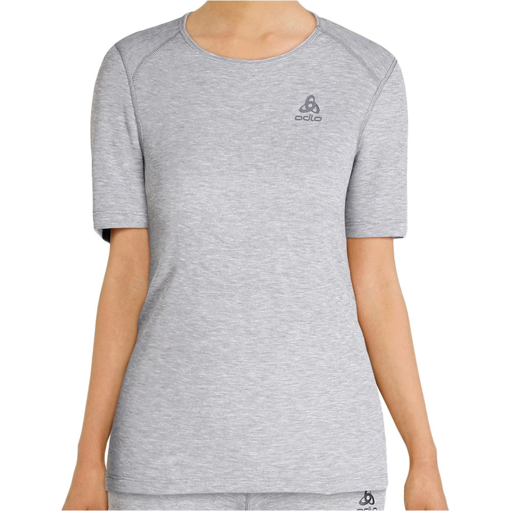 Odlo camiseta térmica manga corta mujer Odlo Shirt s/s crew neck ACTIVE Originals WAR vista detalle Odlo camiseta térmica manga corta mujer Odlo Shirt s/s crew neck ACTIVE Originals WAR vista detalle