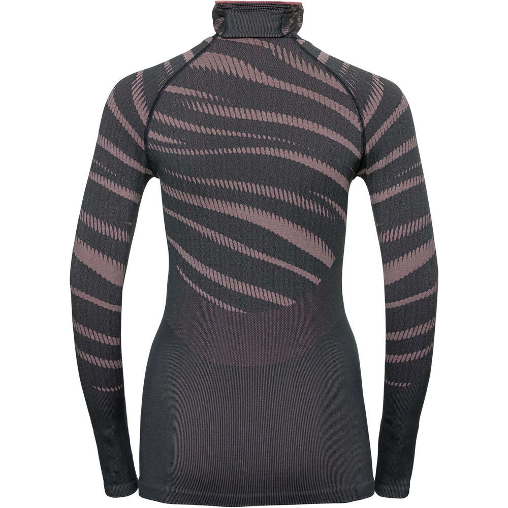 Odlo camiseta térmica manga larga mujer Odlo SUW TOP with Facemask l /s PERFORMANCE B vista trasera Odlo camiseta térmica manga larga mujer Odlo SUW TOP with Facemask l /s PERFORMANCE B vista trasera
