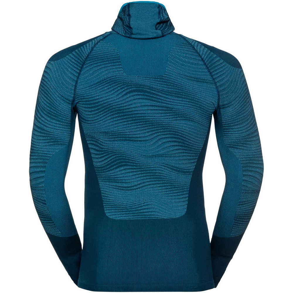 Odlo camiseta térmica manga larga hombre Odlo SUW TOP with Facemask l /s PERFORMANCE B vista trasera Odlo camiseta térmica manga larga hombre Odlo SUW TOP with Facemask l /s PERFORMANCE B vista trasera