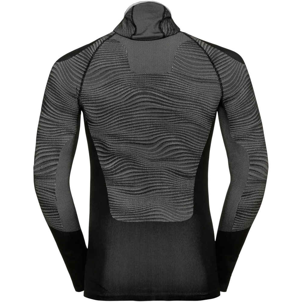 Odlo camiseta térmica manga larga hombre Odlo SUW TOP with Facemask l /s PERFORMANCE B vista trasera Odlo camiseta térmica manga larga hombre Odlo SUW TOP with Facemask l /s PERFORMANCE B vista trasera