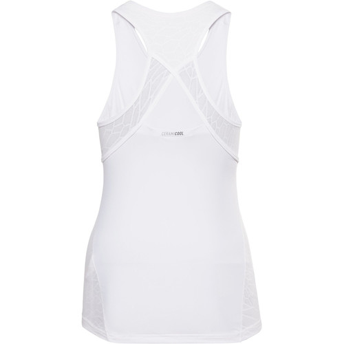 ODLO BL TOP CREW NECK SINGLET CERAMICOOL blanco