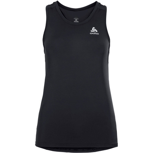 ODLO BL TOP CREW NECK SINGLET CERAMICOOL negro