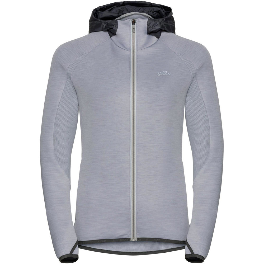 Odlo forro polar mujer Odlo Hoody midlayer full zip KATJA vista frontal Odlo forro polar mujer Odlo Hoody midlayer full zip KATJA vista frontal