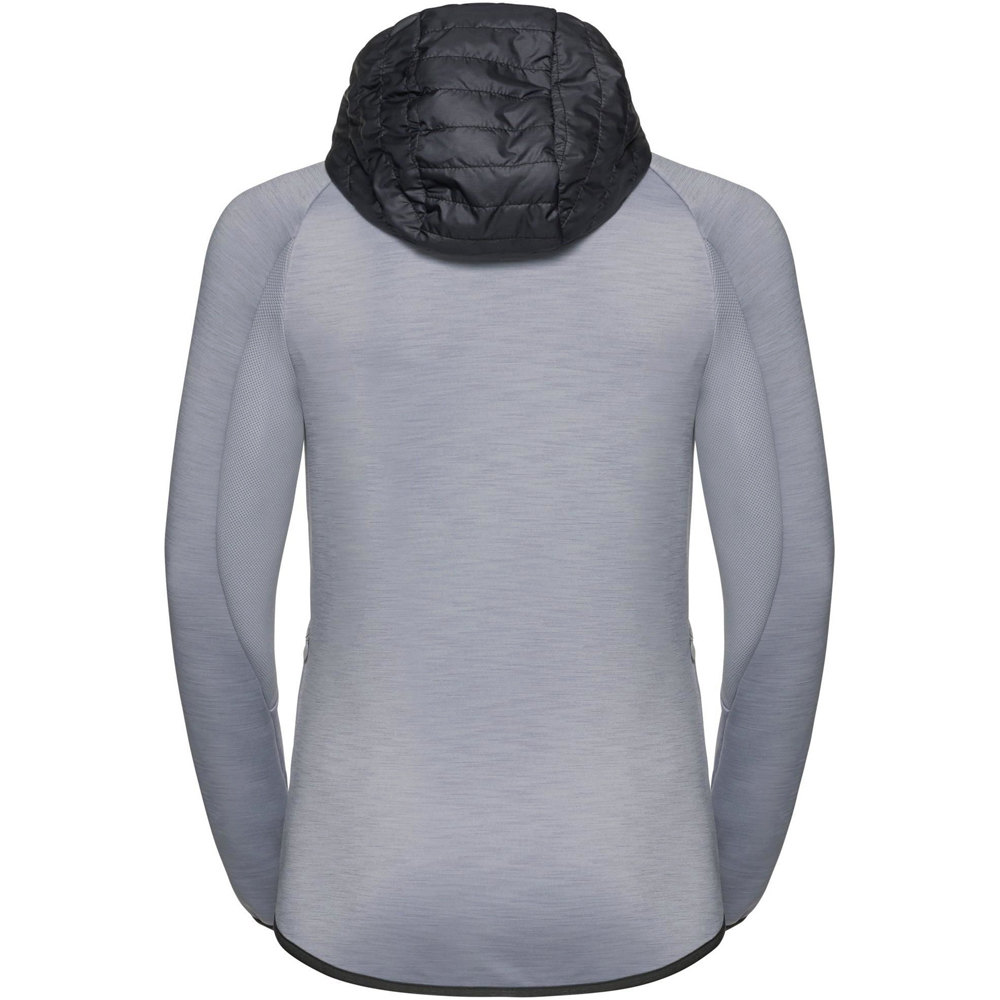 Odlo forro polar mujer Odlo Hoody midlayer full zip KATJA vista trasera Odlo forro polar mujer Odlo Hoody midlayer full zip KATJA vista trasera