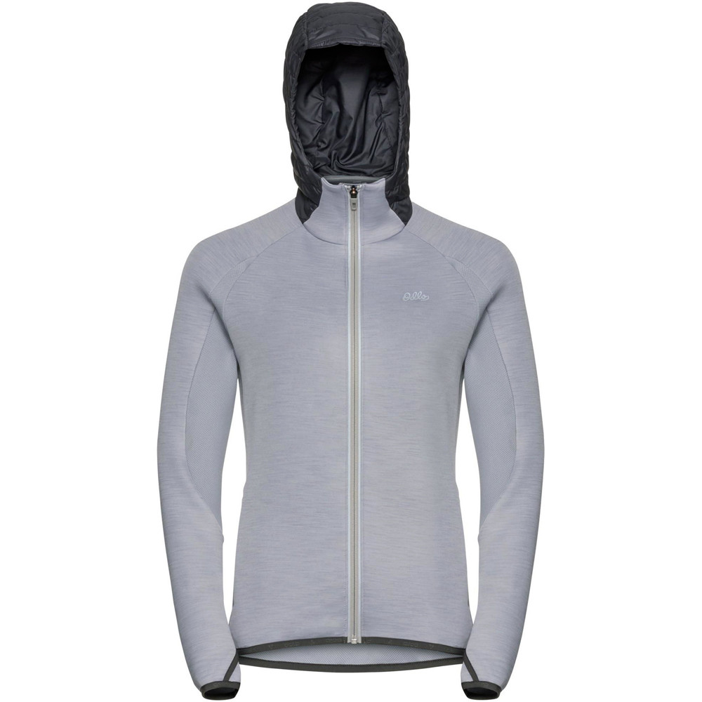 Odlo forro polar mujer Odlo Hoody midlayer full zip KATJA vista detalle Odlo forro polar mujer Odlo Hoody midlayer full zip KATJA vista detalle