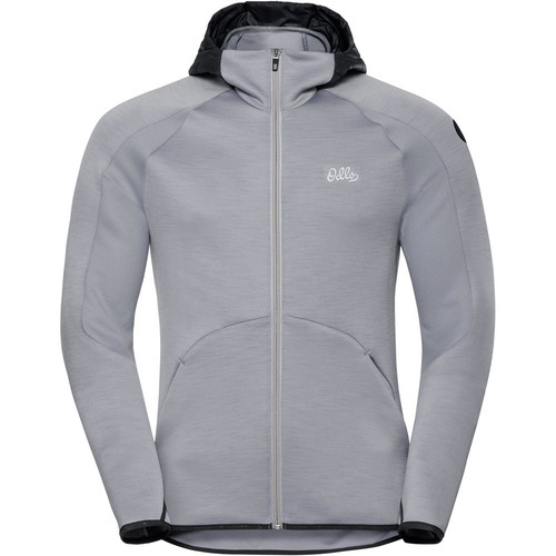 ODLO HOODY MIDLAYER FULL ZIP SIMON GR gris