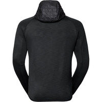 Odlo forro polar hombre Odlo Hoody midlayer full zip SIMON vista trasera Odlo forro polar hombre Odlo Hoody midlayer full zip SIMON vista trasera
