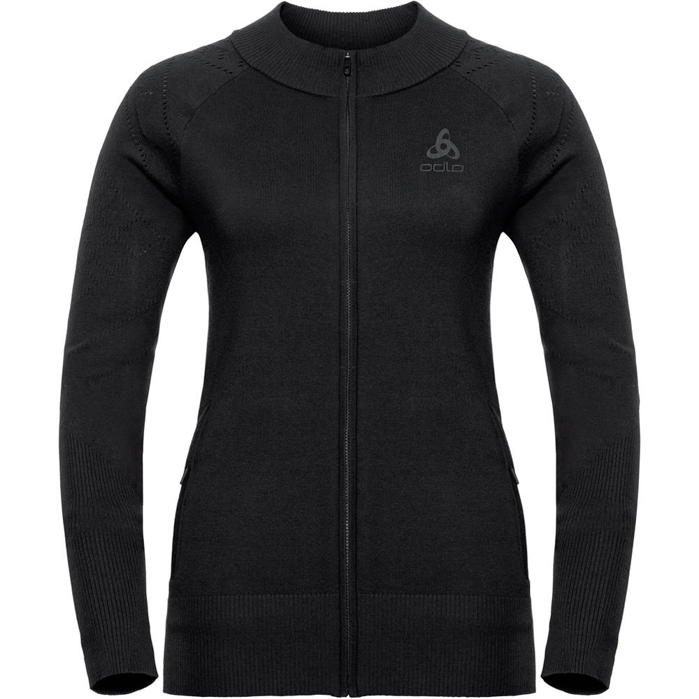 Odlo forro polar mujer Odlo Midlayer full zip UNITY KINSHIP vista frontal Odlo forro polar mujer Odlo Midlayer full zip UNITY KINSHIP vista frontal