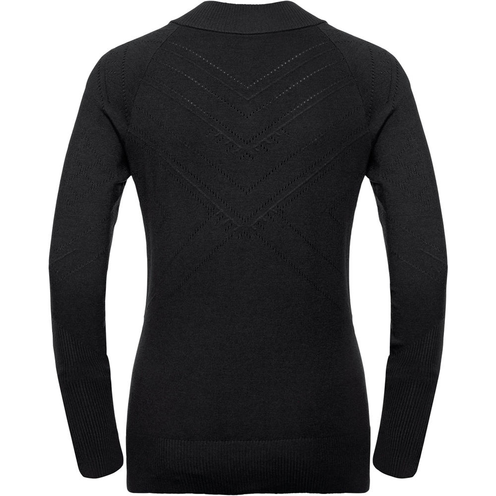 Odlo forro polar mujer Odlo Midlayer full zip UNITY KINSHIP vista trasera Odlo forro polar mujer Odlo Midlayer full zip UNITY KINSHIP vista trasera