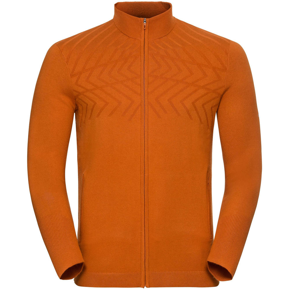 Odlo forro polar hombre Odlo Midlayer full zip UNITY KINSHIP vista frontal Odlo forro polar hombre Odlo Midlayer full zip UNITY KINSHIP vista frontal
