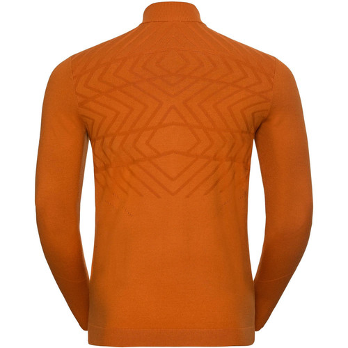ODLO MIDLAYER FULL ZIP UNITY KINSHIP naranja