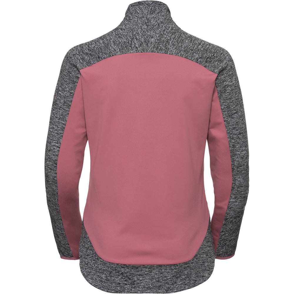 Odlo forro polar mujer Odlo Midlayer full zip SKADI LIGHT vista trasera Odlo forro polar mujer Odlo Midlayer full zip SKADI LIGHT vista trasera