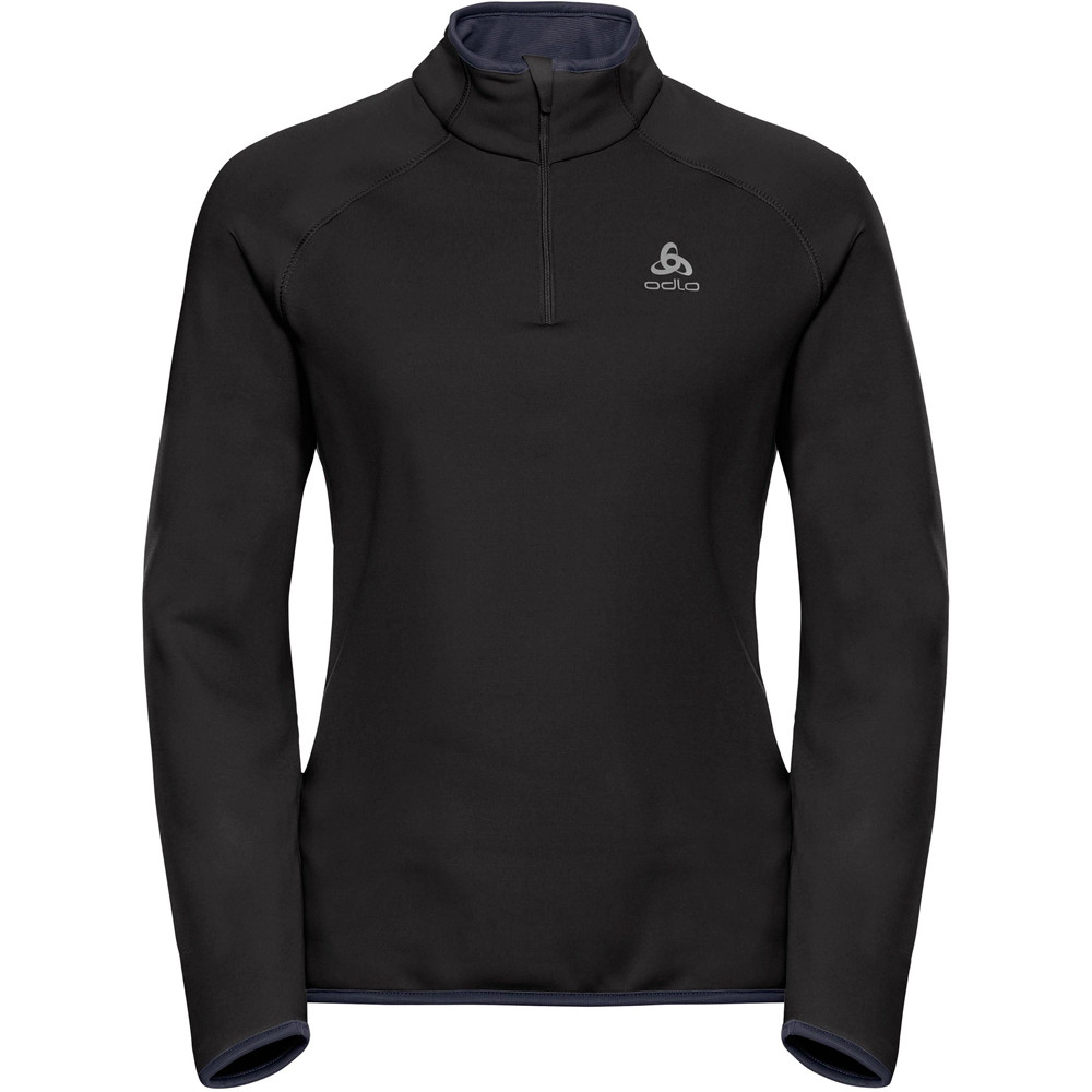 Odlo forro polar mujer Odlo Midlayer 1/2 zip CARVE WARM vista frontal Odlo forro polar mujer Odlo Midlayer 1/2 zip CARVE WARM vista frontal